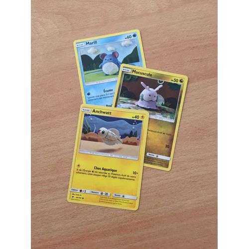 (1576) Marill + Mucuscule + Anchwatt (Pokemon)