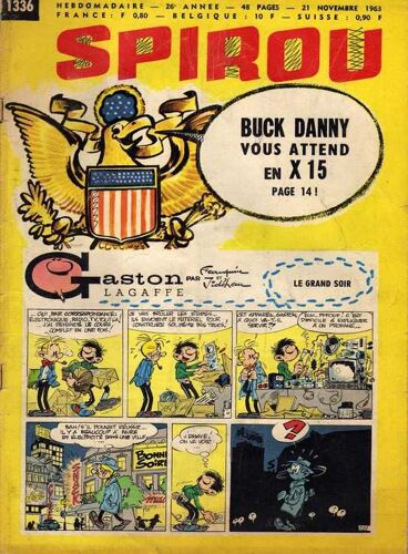 Spirou  N° 1336 : Buck Vous Attend En X 15