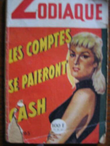 Les Aventures De Zodiaque Gaston Martin 1958  N° 165 : Les Comptes Se Paieront Cash