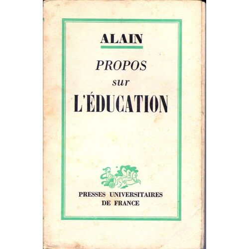 Propos Sur L'éducation
