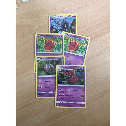 (1584) 2x Venipatte + 2x Scobolide + Brutapode (Pokemon)