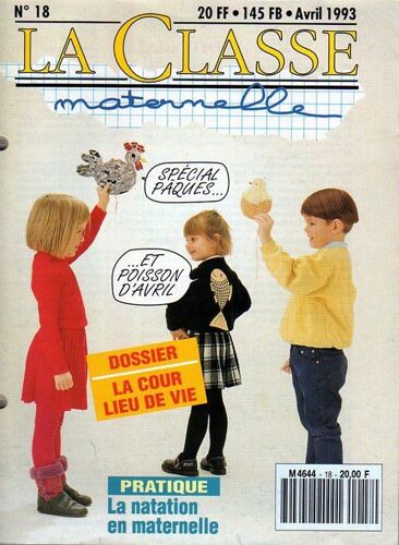 La Classe Maternelle  N° 18 : Spécial Pâques Et ?Poisson D'avril - Natation En Maternelle - La Cour Lieu De Vie