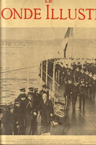 Le Monde Illustre N° 4046 Un Magnifique Défilé De Nos Unités A Marqué La Fin Des Manoeuvres Navales De Brest