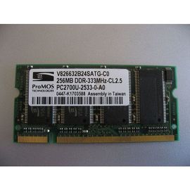 Promos Mémoire vive pc portable - 256 Mo DDR-333MHz PC2700U