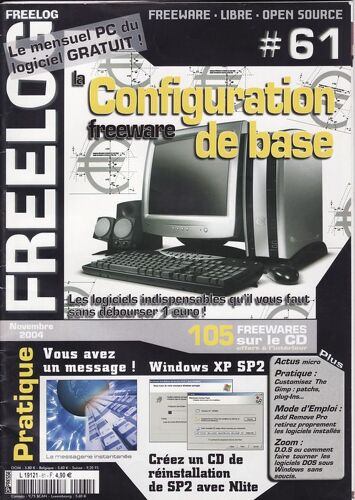 Freelog  N° 61 : La Configuration De Base