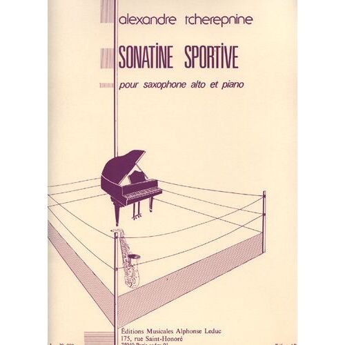 Sonatine Sportive Saxophone Alto En Mib Et Piano