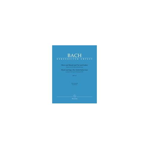 Herz Und Mund Und Tat Und Leben Bwv 147 (Kantate Zum Fest Mariae Heimsuchung) Klavierauszug - Soli,  Gemischter Chor Und Klavier