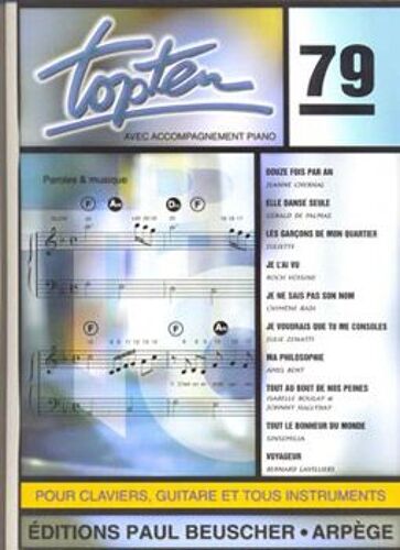 Top Ten N.79 Piano-Chant