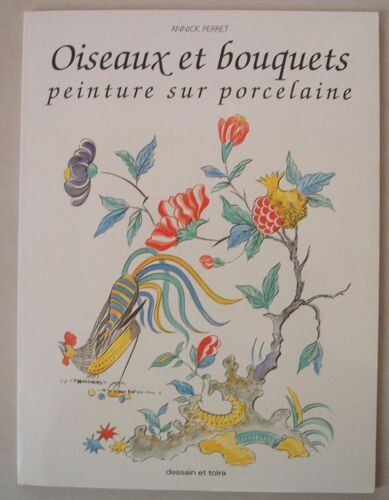 Oiseaux Et Bouquets - Peinture Sur Porcelaine