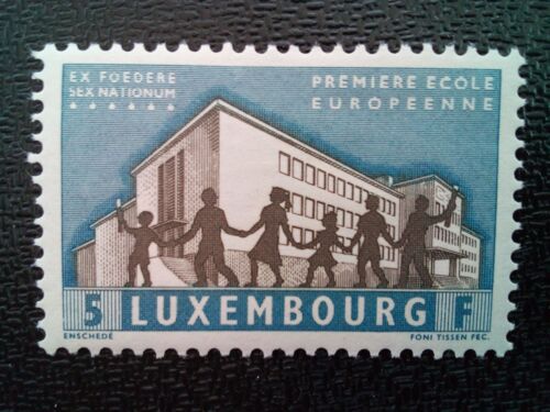 Timbre Luxembourg Yt 579 Première École Européenne 1960 ( 30304 )