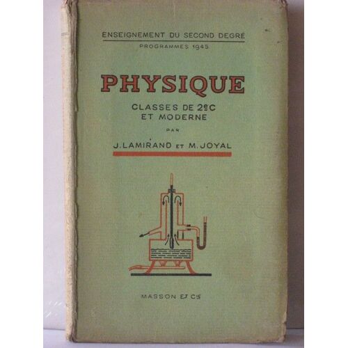 Physique Classes De 2 E C Et Moderne