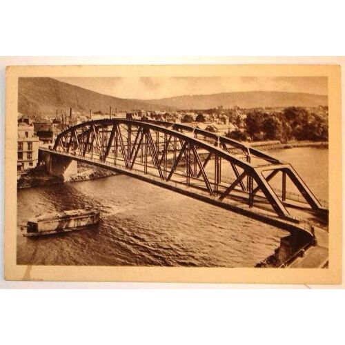 Carte Postale Ancienne Ardennes Revin Le Pont Neuf Sur La Meuse