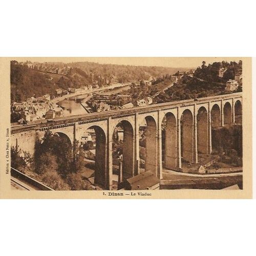 Carte Postale Ancienne Dinan Le Viaduc