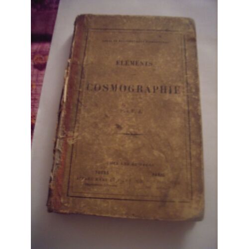 Éléments De Cosmographie Cours De Mathématiques Élémentaires
