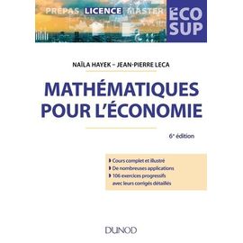 Mathématiques Pour L'économie - Analyse, Algèbre