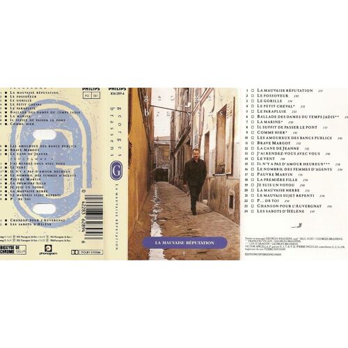 K7 Cassette Georges Brassens La Mauvaise Reputation