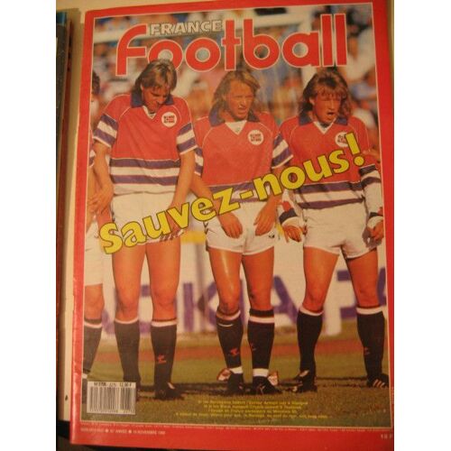 France Football  N° 2275 : Football - La France Espere Une Victoire De La Norvege En Ecosse Pour Se Qualifier Pour Le Mundial 90