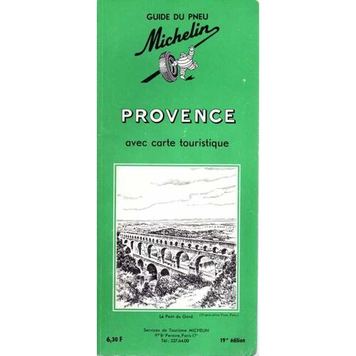 Guide Du Pneu Michelin Provence Avec Carte Touristique