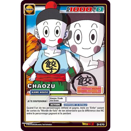 Chaozu D-570 Dragon Ball Z Serie 7 Vf