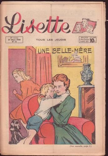 Lisette ( 29è Année - 27 Mars 1949 )  N° 13 : " Une Belle-Mère "