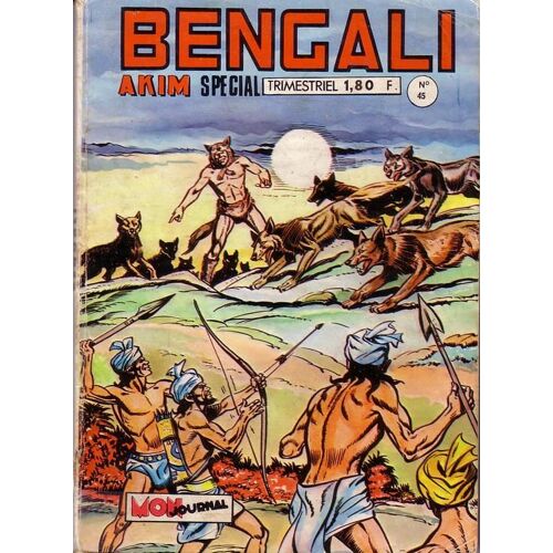 Bengali Akim Special  N° 45 : Akim Le Roi Des Loups