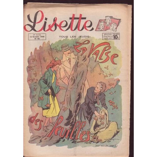 Lisette ( 29è Année - 13 Novembre 1949 )  N° 46 : " La Valse Des Feuilles "