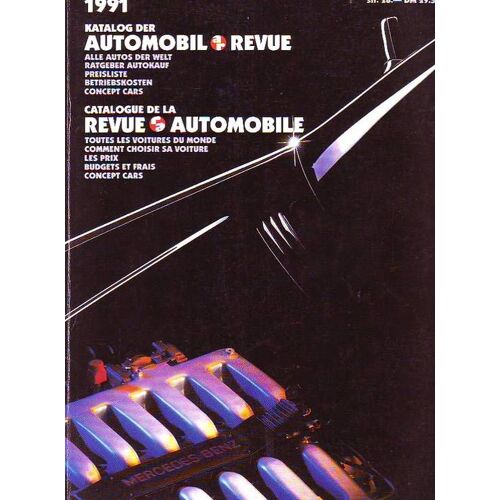 Katalog Der Automobil Revue Catalogue De La Revue Automobile  N° 1991