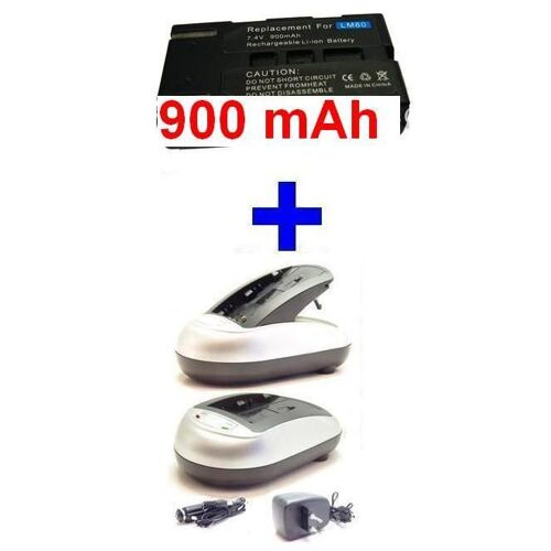 Chargeur + Batterie compatible Samsung SB-LSM80 SBLSM80 SC-D VP-D *900mAh*