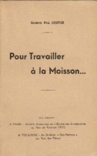 Pour Travailler À La Moisson