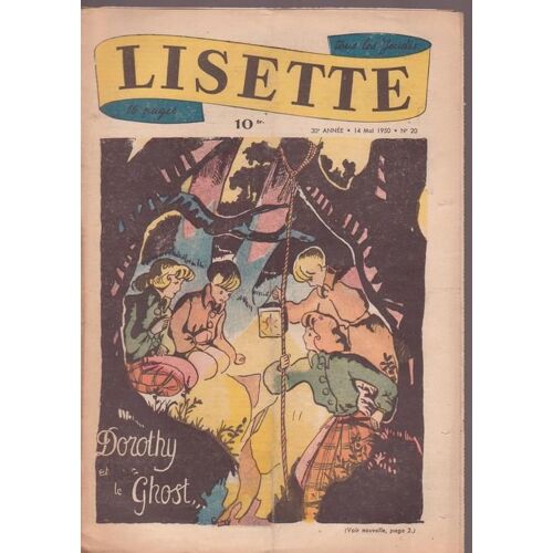 Lisette ( 30è Année - 14 Mai 1950 ) N° 20 : " Dorothy Et Le Ghost "
