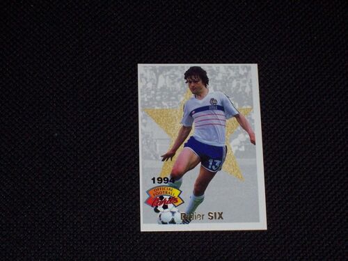 Didier Six - Official Football Cards Panini 94 - N°19