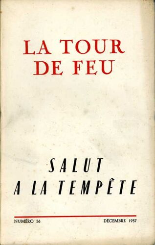 La Tour De Feu N° 56: Salut À La Tempête