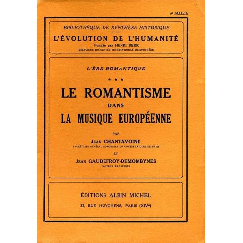 Le Romantisme Dans La Musique Européenne