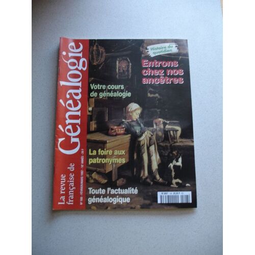 La Revue Française De Généalogie N° 108