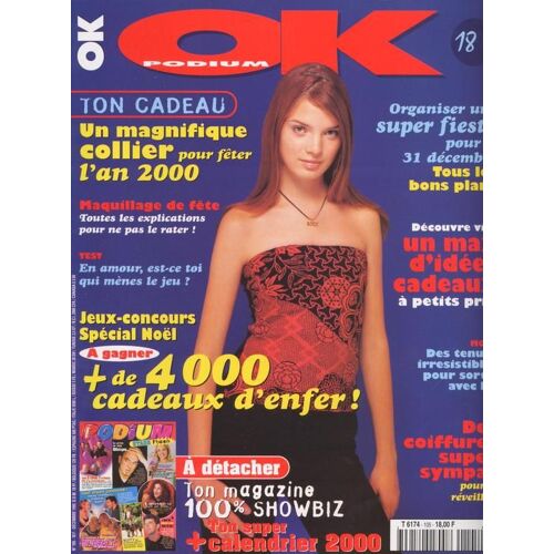 Ok Podium / 12-1999  N° 105 : Julia Roberts (2p) - David Hallyday (1p)