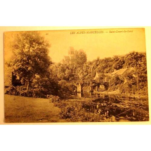 Carte Postale Ancienne Les Alpes Mancelles  Saint Ceneri  Le Gerei  Sarthe