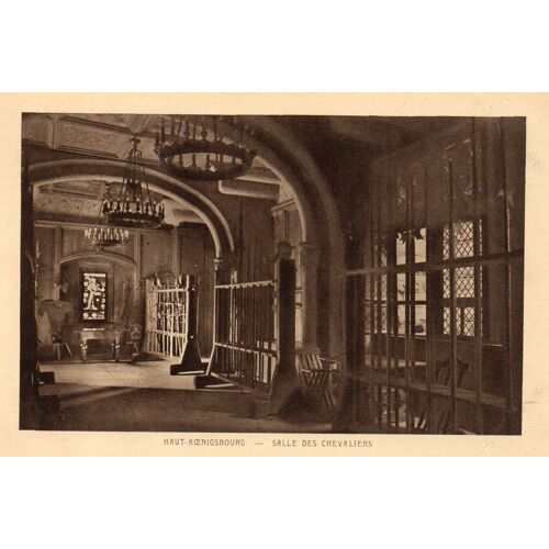 Carte Postale Ancienne - Haut-Koenigsbourg - Salle Des Chevaliers