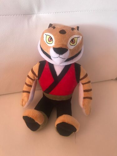 Peluche Doudou Tigre Big Headz Madagascar Dreamworks 24 Cm