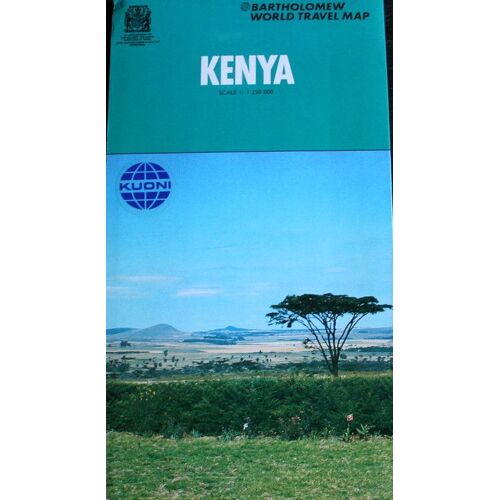Carte Bartholomew World Travel Map : Kenya  N° 0 : 1/1 250 000