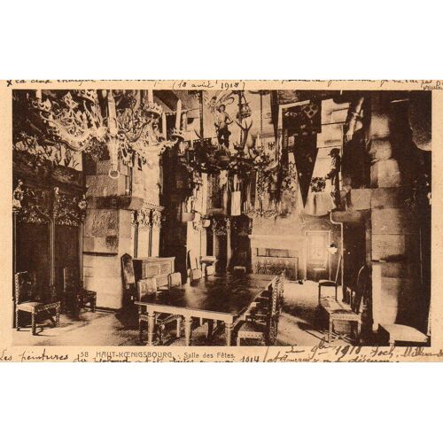 Carte Postale Ancienne - 38 - Haut-Koenigsbourg - Salle Des Fêtes