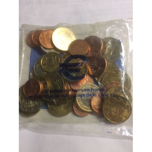 Sachet Neuf De 40 Pièces Euro Mise En Circulation En 2002
