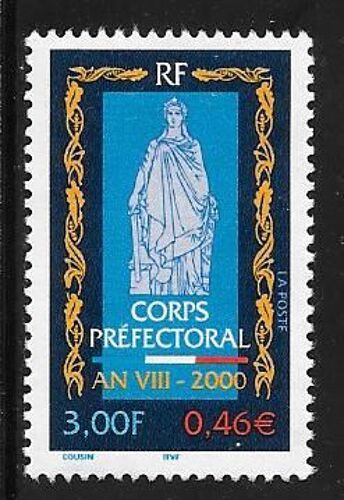 Timbre De 2000,N°3300 Bicentenaire Du Corps Préfectoral.