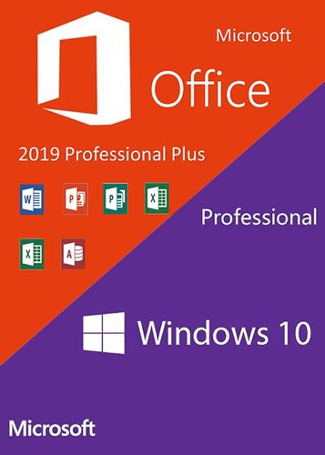 Windows 10 Pro + Office 2019 Pro Plus Livraison 30 Mn