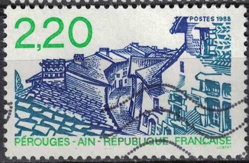 France 1988 Oblitéré Used Pérouges Dans Le Département De L'ain Y&t 2550 Su