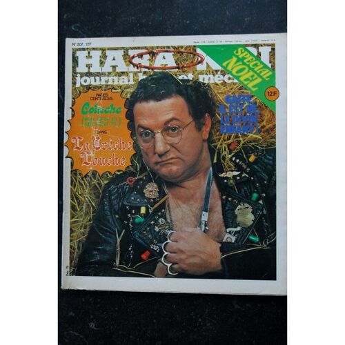 Hara Kiri 207 Decembre 1978 Cover Coluche Special Noel + Roman Photo Michel Muller Jean-Marie De Busscher Cabu