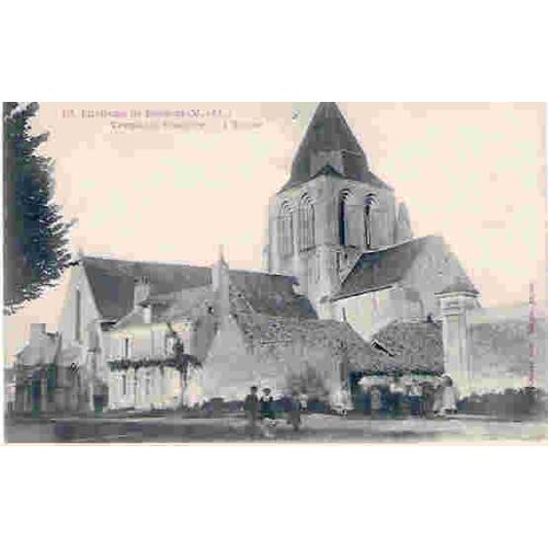 Carte Postale Ancienne - L'église De Vernoil-Le-Fourrier Aux Environs De Saumur