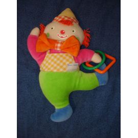 Doudou - Clown Hochet