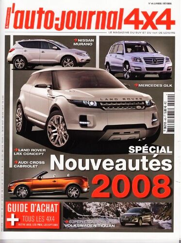 L'auto-Journal 4x4  N° 40 : Special Nouveautes 2008