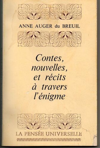 Contes, Nouvelles Et Recits À Travers L'énigme