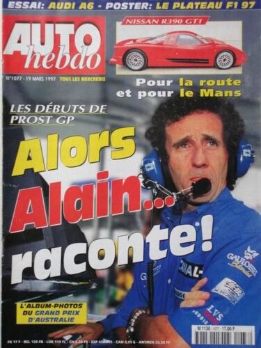 Auto Hebdo N° 1077 : Les Débuts De Prost Gp : Alors Alain Raconte !